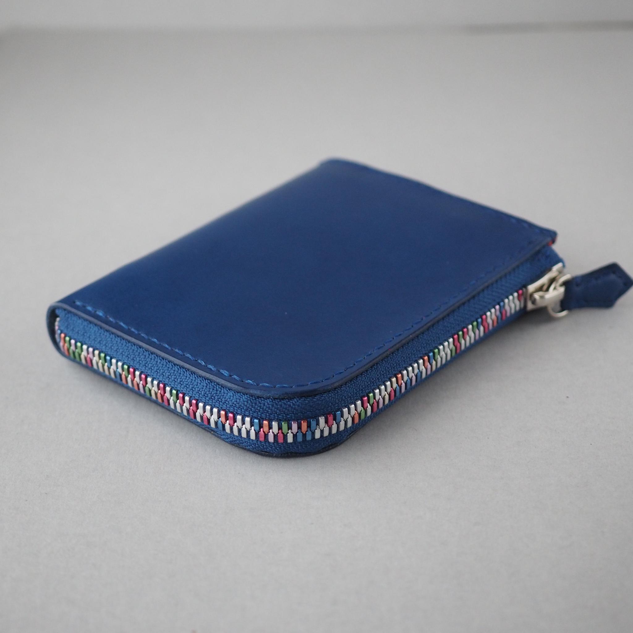 [受注制作]}イタリアンレザー（クラストとカントリー）を使ったL字型ファスナー財布 | 2枚目